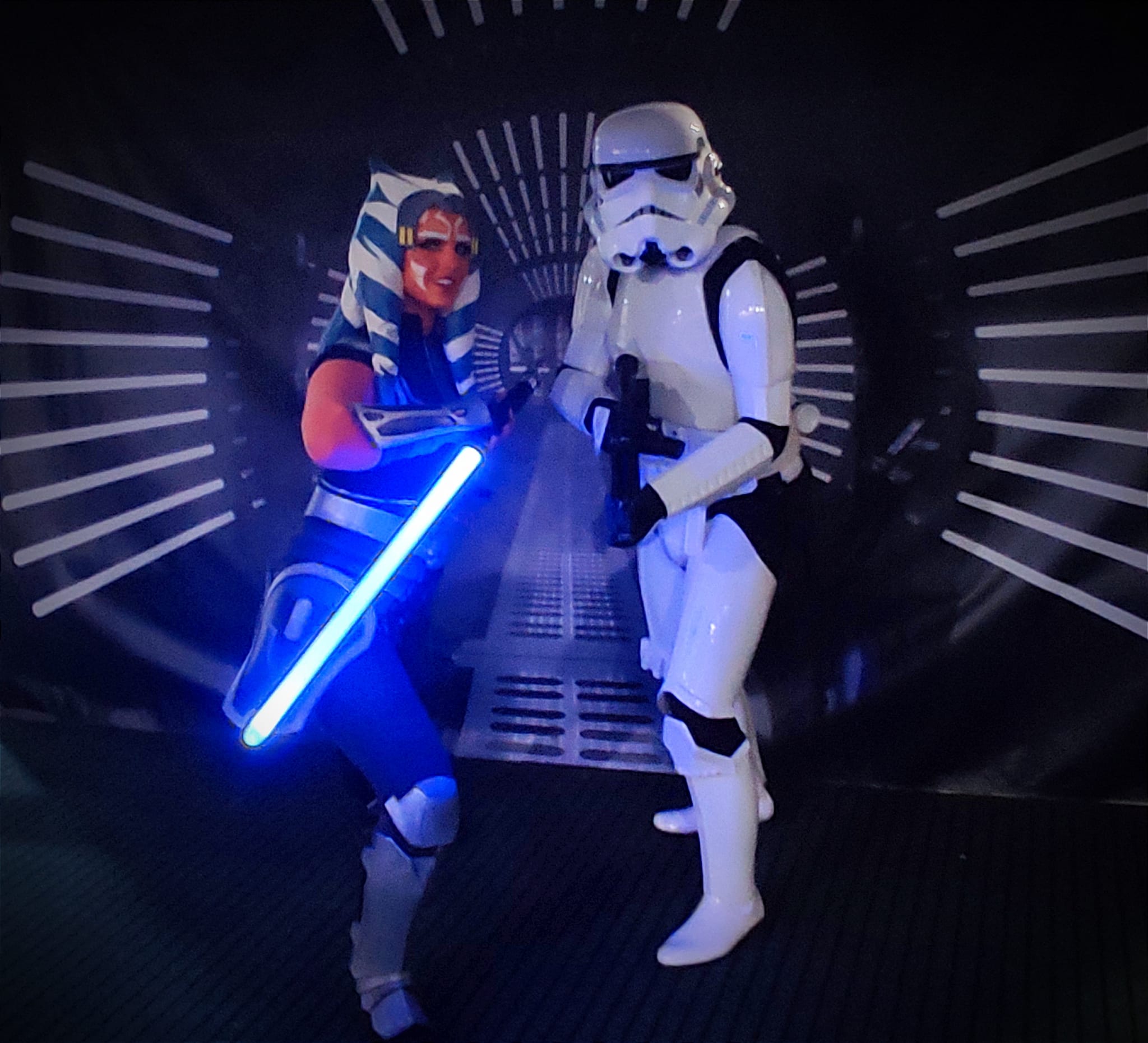 Ahsoka and a Stormtrooper