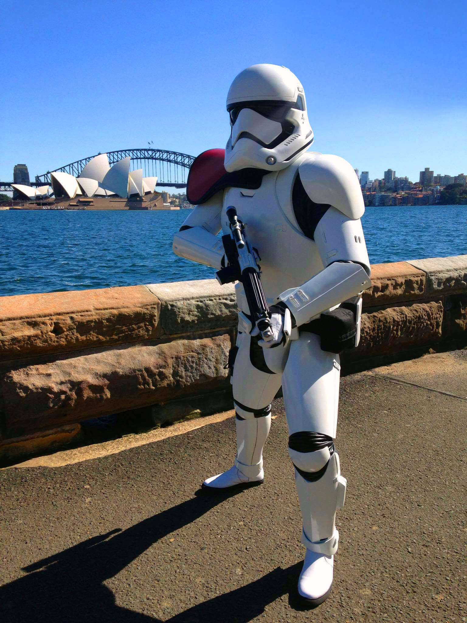 First Order Stormtrooper Sydney harbour