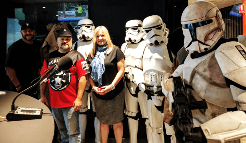 KOFM visit Star Wars Day 2018